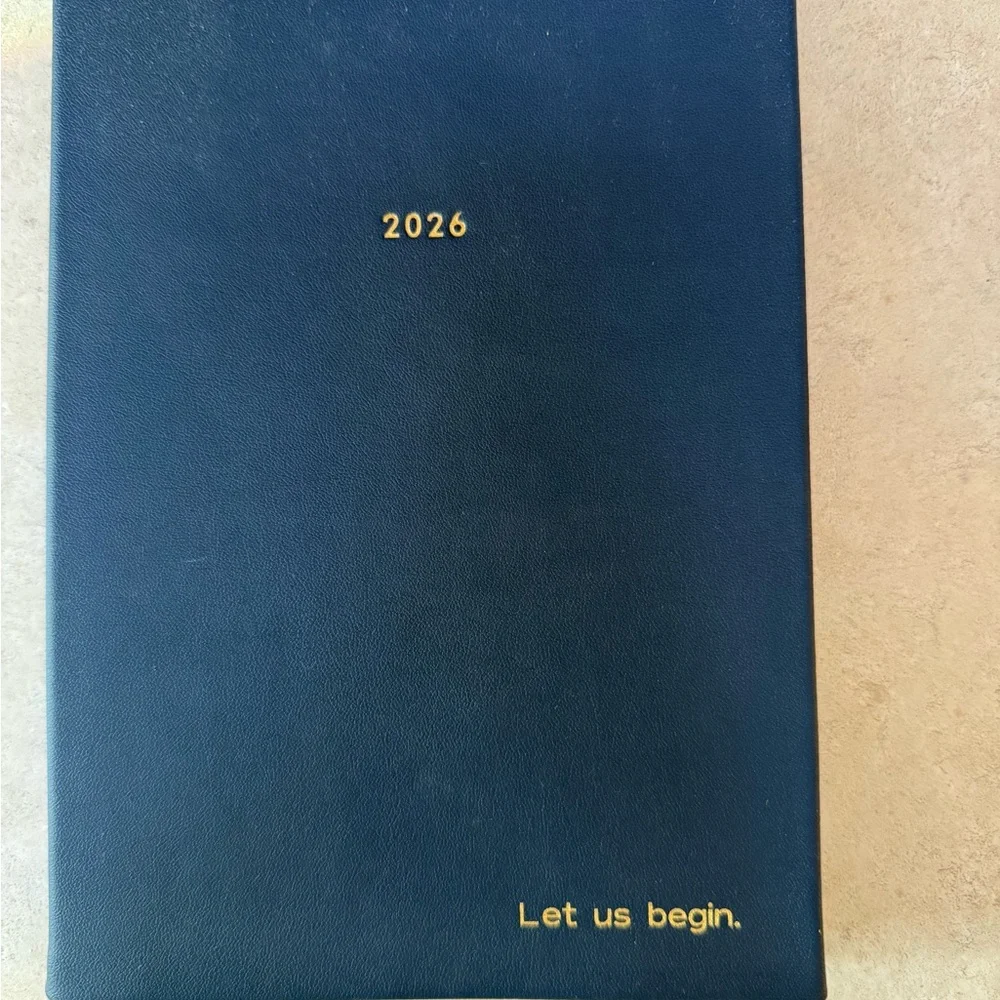 2026 Navy Planner - Let Us Begin Daily Organizer